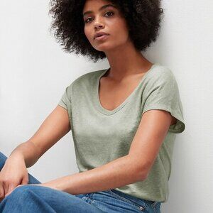 NWT Sage Green Banana Republic Cotton-Modal Blend T-Shirt – New With Tags